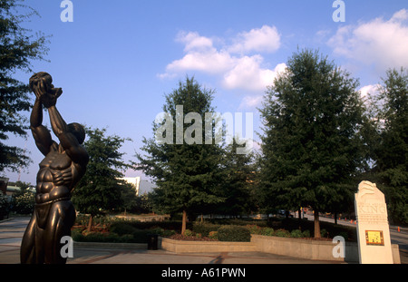 Atlanta (Géorgie) le mémorial pour le célèbre fondateur des droits civiques des Noirs, Martin Luther King Banque D'Images