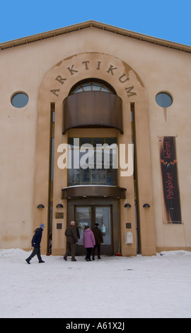 Musée Arktikum se trouve à Rovaniemi, Laponie, Finlande, Europe du Nord, de l'Arctique Banque D'Images