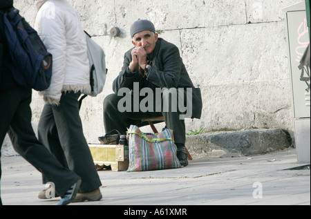 La vie dans les rues d'Istanbul, Turquie. Banque D'Images