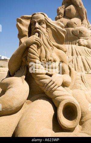 Brighton Festival de sculptures de sable 2006 Thème de la Rome antique Banque D'Images