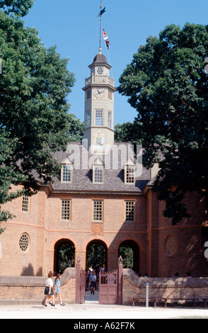 Colonial Williamsburg, Capitol von 1705, Eingangsbereich Banque D'Images