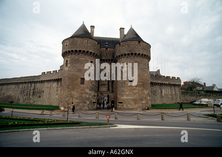 Guérande (Loire-Atlantique), de la Porte Saint-Michel Banque D'Images