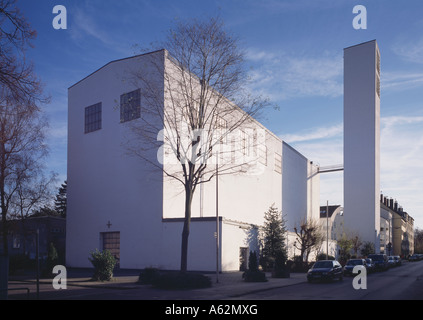 Aix-la-Chapelle, St. Fronleichnam, 1929 erbaut von Rudolf Schwarz, Blick von Südwesten Banque D'Images