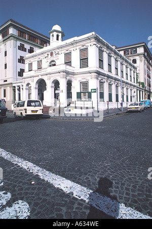 Vieux bâtiment attrayant sur Longmarket Street Cape Town Afrique du Sud Banque D'Images