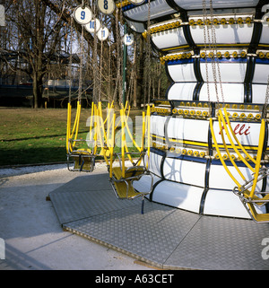 Stand fermé dans un parc d'attractions de Milan, Italie, Europe Banque D'Images