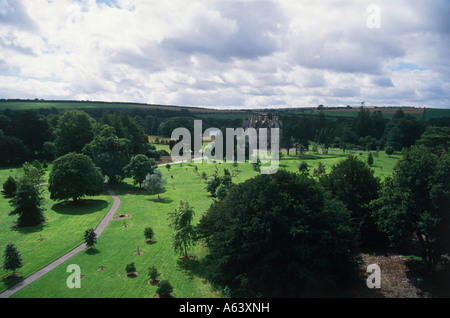 Le château de Blarney et jardins près de la ville du comté de Cork en liège province de Munster Irlande Banque D'Images