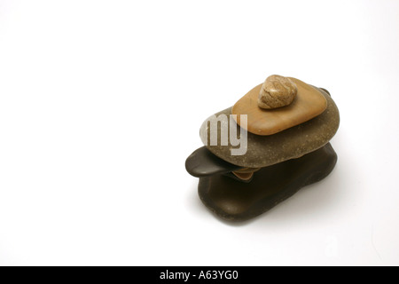 Close up sur un Inuskshuk l'Art Inuit Sculpture Banque D'Images