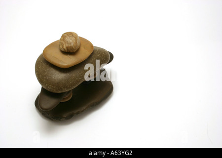 Close up sur un Inuskshuk l'Art Inuit Sculpture Banque D'Images