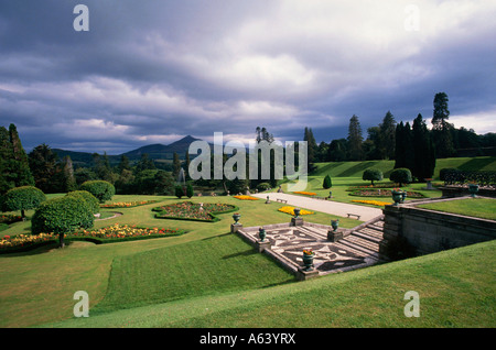 Powerscourt gardens près de ville de enniskerry comté de Wicklow province du Leinster Irlande Banque D'Images