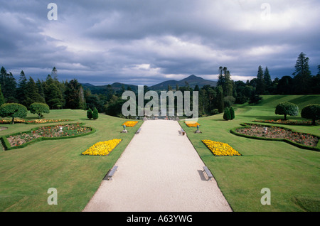 Powerscourt gardens près de ville de enniskerry comté de Wicklow province du Leinster Irlande Banque D'Images