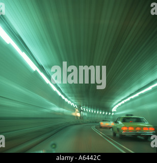 Mid Town Tunnel dans New York City Banque D'Images