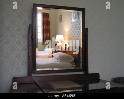 Plus typiquement anglais Guest House Bed and Breakfast chambres Grande-bretagne Angleterre scène Banque D'Images