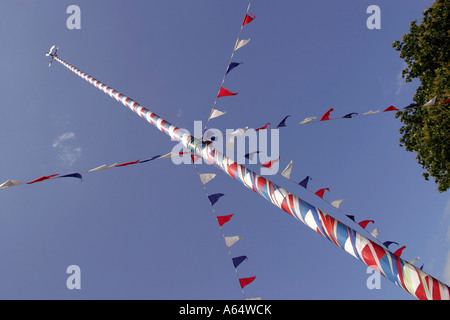 Village Offenham Worcestershire maypole Banque D'Images