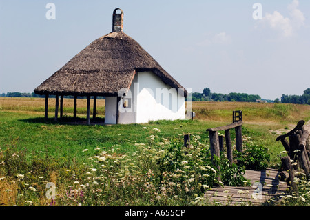 Toit de chaume Shepherd Rest House Banque D'Images