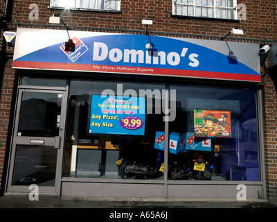 Dominos Pizza à Sutton Surrey England Banque D'Images