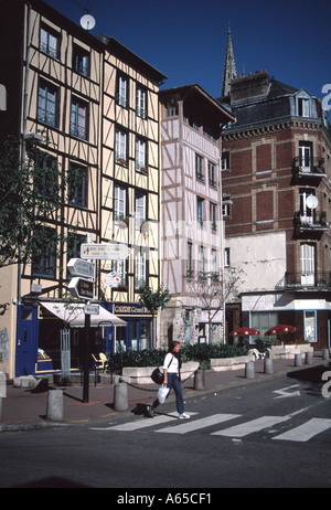 Place du Lieutenant Aubert à Rouen Banque D'Images