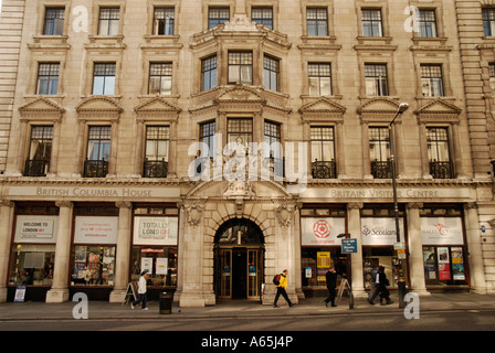 Le Centre de Visiteur Anglais British office du tourisme à Lower Regent Street London Banque D'Images