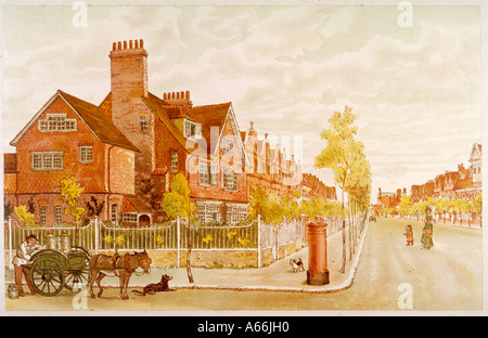 Bedford Park Avenue 89 Banque D'Images