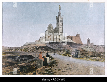 Marseille Notre Dame Banque D'Images