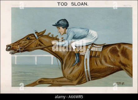 Tod Sloan Vf 1899 Jockey Banque D'Images