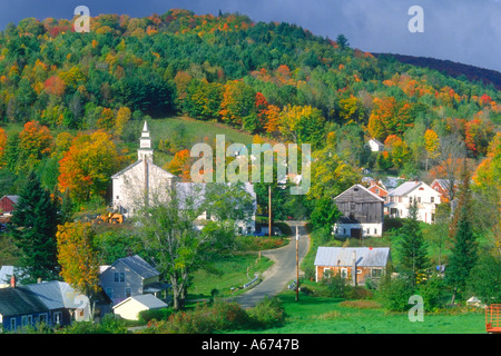Village de l'église East Topsham au Vermont USA Banque D'Images