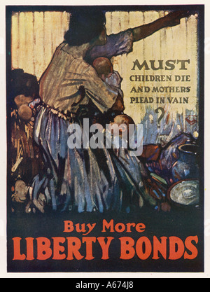 Emprunt de guerre américain Poster Banque D'Images