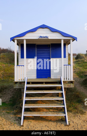 Beach Hut, Hunstanton, Norfolk, Angleterre Banque D'Images