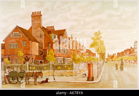 Bedford Park 8 de 9 Banque D'Images