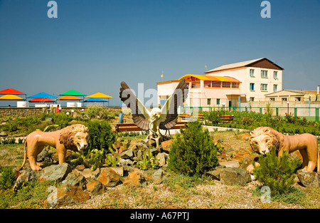 Healthcenter avec source thermale et spa, hôtel Sanatorium et Yurmino, Saki, Crimea, Ukraine, South-Easteurope, Europe, Banque D'Images