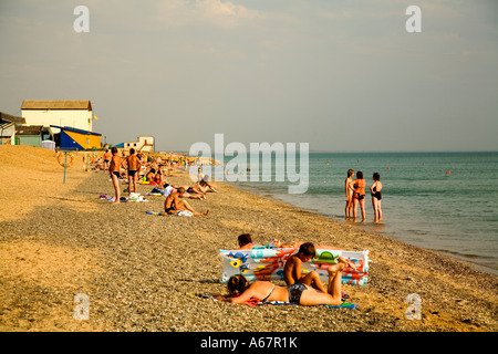 Saki, hôtel Sanatorium et Yurmino, Crimea, Ukraine, South-Easteurope, Europe, Banque D'Images