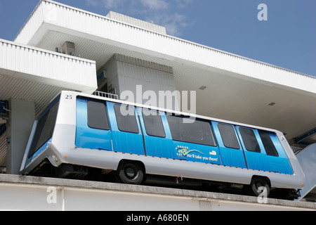 Miami Florida, Omni Station, Metromover, train de banlieue gratuit, FL070331111 Banque D'Images
