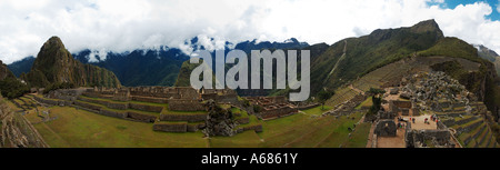 L'ultime panorama Machu Picchu Banque D'Images