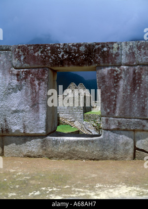 Machu Picchu Picchu, inca, les Andes, le Pérou Banque D'Images