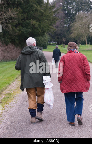 Pincourt Pincourt Dole près de Arlesford Hampshire UK annuellement sur Lady Day 25 Mars 2007 Banque D'Images