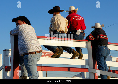 Cowboys au rodéo Cowtown New Jersey Banque D'Images