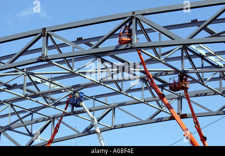 Construction de la Boston Convention center Banque D'Images