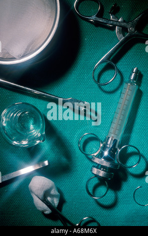 La vie encore chirurgicale Banque D'Images