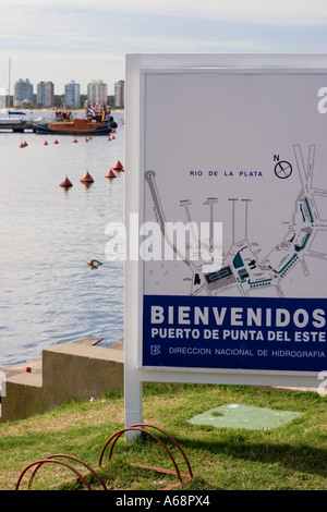 Bienvenue à Punta Del Este Banque D'Images