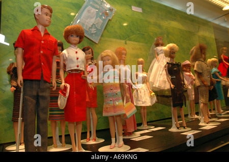 Les poupées Barbie à partir de '50 et '60 Banque D'Images