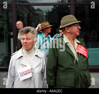 Countryside Alliance des manifestants à Londres Banque D'Images