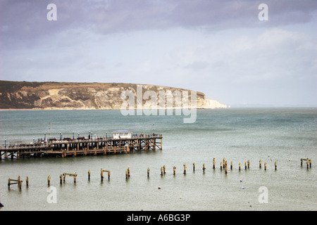 Jetée de Swanage Dorset en Angleterre. Banque D'Images