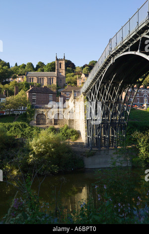 Pont Ironbridge Shropshire en Angleterre Banque D'Images