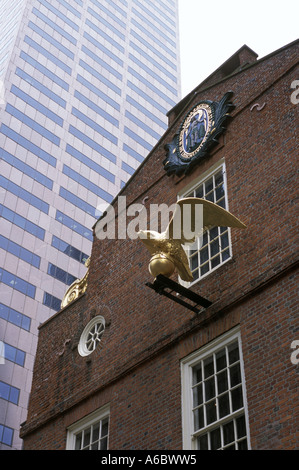 Le Old State House à Boston Massachusetts Banque D'Images