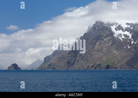 La Géorgie du Sud l'Antarctique Elsehul Janvier 2007 Banque D'Images