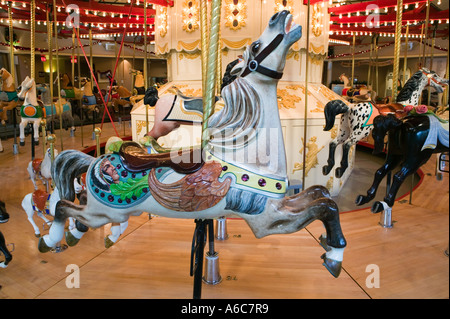 Burnaby Heritage Village Carousel Banque D'Images