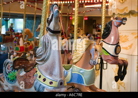 Burnaby Heritage Village Carousel Banque D'Images