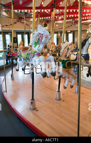 Burnaby Heritage Village Carousel Banque D'Images