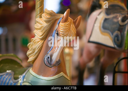 Burnaby Heritage Village Carousel Banque D'Images