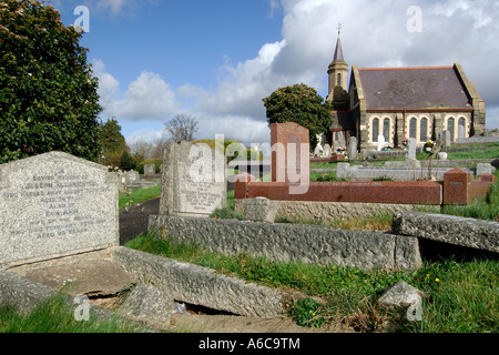 Chapelle et cimetière Croix Ogwell à Newton Abbot dans le sud du Devon en Angleterre Banque D'Images