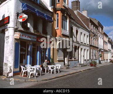 Café scène à Montreuil Banque D'Images